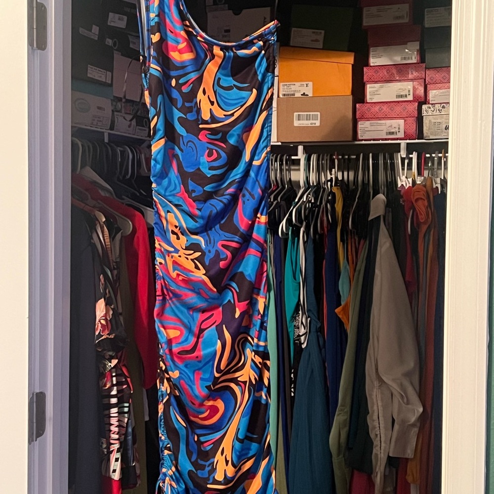 SHEIN Abstract Dress